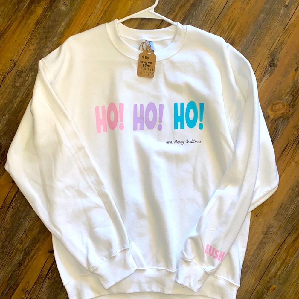 Ho Ho Ho Gildan Unisex Sweatshirt Large